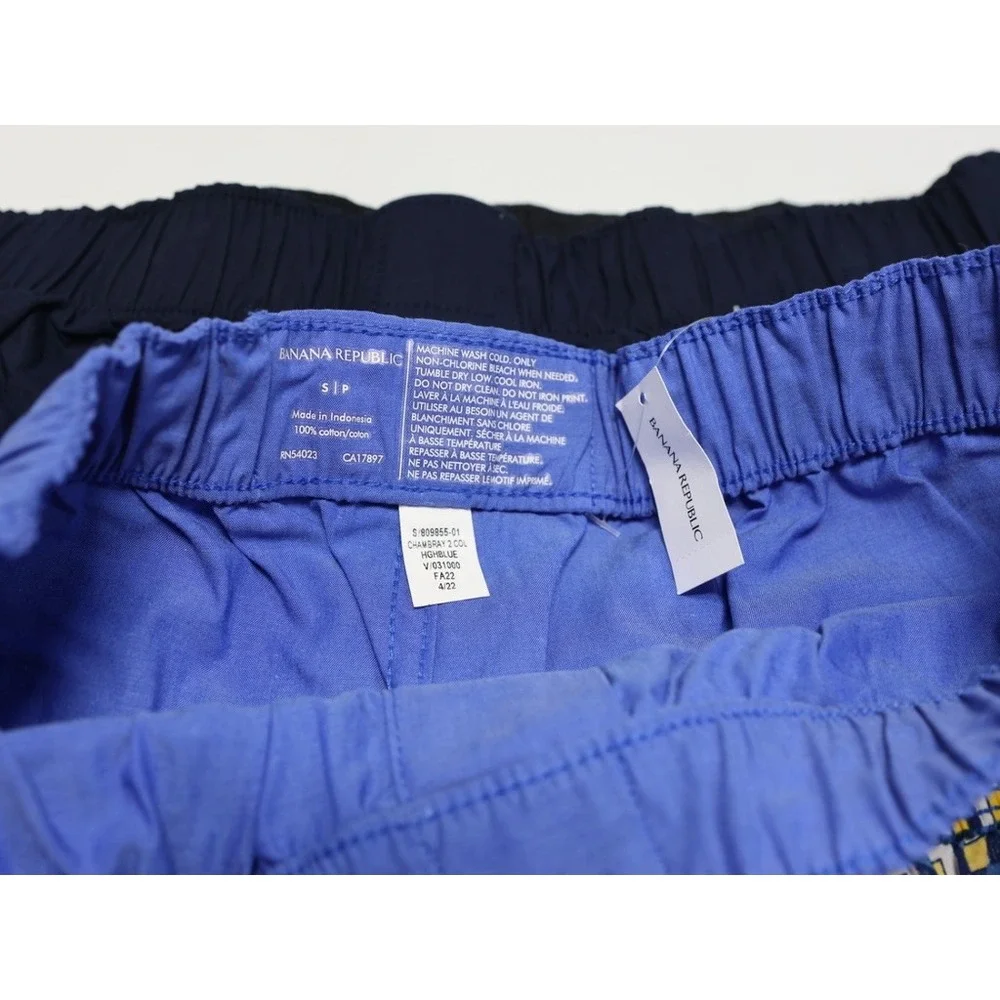 Banana Republic Boxer Shorts Mens Small 5 Pair lot Lounge Lot‎ NWT